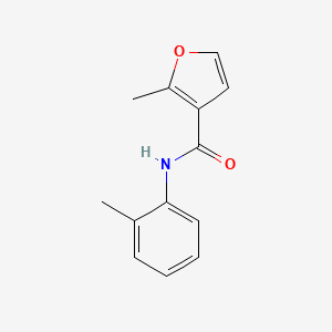 molecular formula C13H13NO2 B7561431 2-methyl-N-(2-methylphenyl)furan-3-carboxamide 