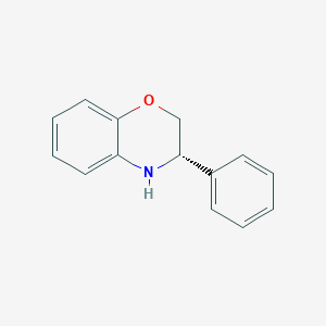 molecular formula C14H13NO B7561461 3alpha-Phenyl-2,3-dihydro-4H-1,4-benzooxazine 