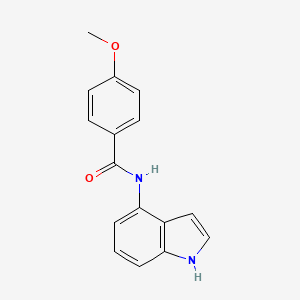 N-(1H-indol-4-yl)-4-methoxybenzamide