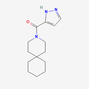 3-azaspiro[5.5]undecan-3-yl(1H-pyrazol-5-yl)methanone