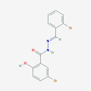 5-bromo-N'-[(1E)-(2-bromophenyl)methylene]-2-hydroxybenzohydrazide