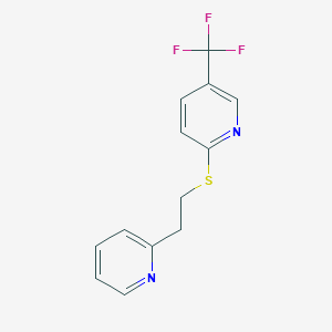 2-(2-Pyridin-2-ylethylsulfanyl)-5-(trifluoromethyl)pyridine