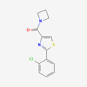 Azetidin-1-yl-[2-(2-chlorophenyl)-1,3-thiazol-4-yl]methanone