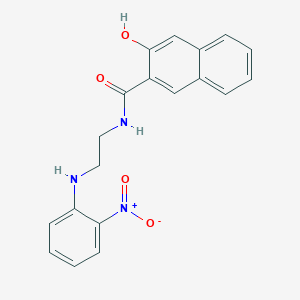 3-hydroxy-N-[2-(2-nitroanilino)ethyl]naphthalene-2-carboxamide