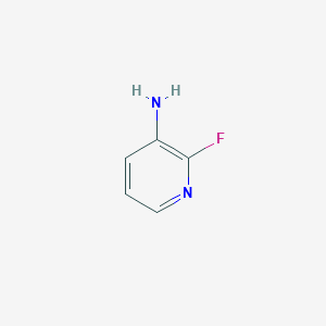 molecular formula C5H5FN2 B075623 3-Amino-2-fluoropyridine CAS No. 1597-33-7