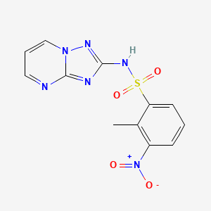 2-methyl-3-nitro-N-([1,2,4]triazolo[1,5-a]pyrimidin-2-yl)benzenesulfonamide