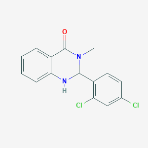 2-(2,4-Dichlorophenyl)-3-methyl-1,2-dihydroquinazolin-4-one