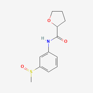 N-(3-methylsulfinylphenyl)oxolane-2-carboxamide