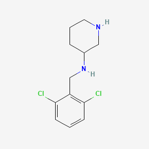 N-[(2,6-dichlorophenyl)methyl]piperidin-3-amine