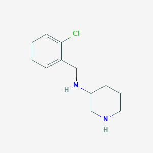 N-[(2-chlorophenyl)methyl]piperidin-3-amine