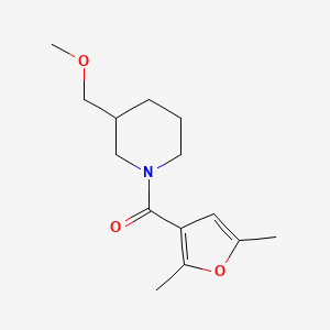 (2,5-Dimethylfuran-3-yl)-[3-(methoxymethyl)piperidin-1-yl]methanone