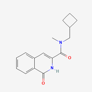 N-(cyclobutylmethyl)-N-methyl-1-oxo-2H-isoquinoline-3-carboxamide