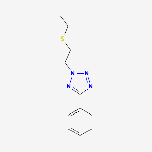 2-(2-Ethylsulfanylethyl)-5-phenyltetrazole