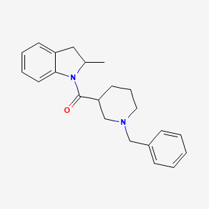 (1-Benzylpiperidin-3-yl)-(2-methyl-2,3-dihydroindol-1-yl)methanone