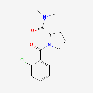 1-(2-chlorobenzoyl)-N,N-dimethylpyrrolidine-2-carboxamide