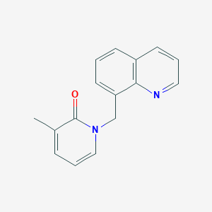 3-Methyl-1-(quinolin-8-ylmethyl)pyridin-2-one