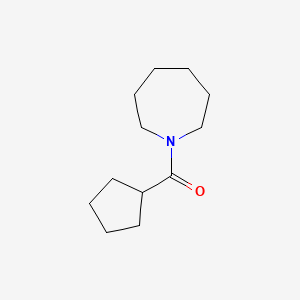 molecular formula C12H21NO B7563847 Azepan-1-yl(cyclopentyl)methanone 