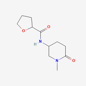 N-(1-methyl-6-oxopiperidin-3-yl)oxolane-2-carboxamide