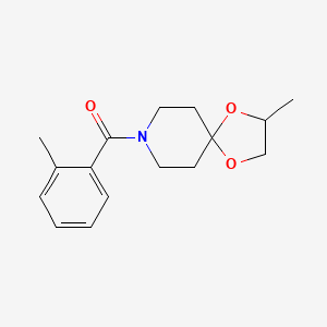 (3-Methyl-1,4-dioxa-8-azaspiro[4.5]decan-8-yl)-(2-methylphenyl)methanone