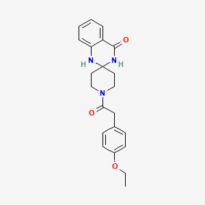 1'-[2-(4-Ethoxyphenyl)acetyl]spiro[1,3-dihydroquinazoline-2,4'-piperidine]-4-one