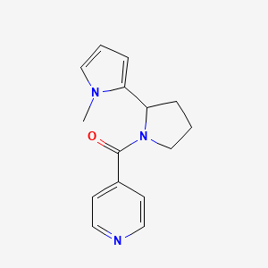 [2-(1-Methylpyrrol-2-yl)pyrrolidin-1-yl]-pyridin-4-ylmethanone