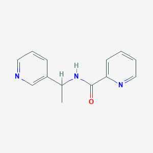 N-(1-pyridin-3-ylethyl)pyridine-2-carboxamide