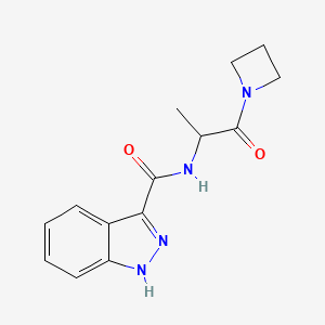 N-[1-(azetidin-1-yl)-1-oxopropan-2-yl]-1H-indazole-3-carboxamide