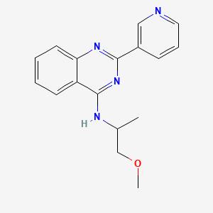 N-(1-methoxypropan-2-yl)-2-pyridin-3-ylquinazolin-4-amine