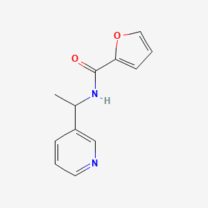 N-(1-pyridin-3-ylethyl)furan-2-carboxamide