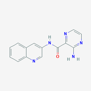 3-amino-N-quinolin-3-ylpyrazine-2-carboxamide