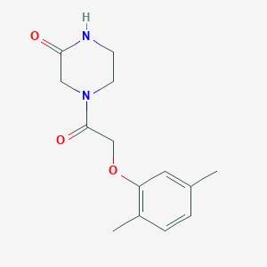 4-[2-(2,5-Dimethylphenoxy)acetyl]piperazin-2-one