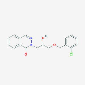 2-[3-[(2-Chlorophenyl)methoxy]-2-hydroxypropyl]phthalazin-1-one