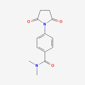 4-(2,5-dioxopyrrolidin-1-yl)-N,N-dimethylbenzamide