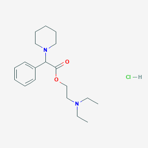 molecular formula C19H31ClN2O2 B075646 Bietamiverine hydrochloride CAS No. 1477-10-7