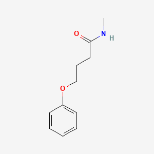 molecular formula C11H15NO2 B7564619 N-methyl-4-phenoxybutanamide 