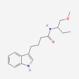 molecular formula C17H24N2O2 B7564649 4-(1H-indol-3-yl)-N-(1-methoxybutan-2-yl)butanamide 
