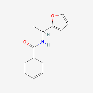 N-[1-(furan-2-yl)ethyl]cyclohex-3-ene-1-carboxamide