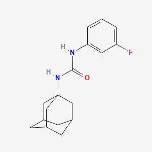 molecular formula C17H21FN2O B7564805 1-(1-Adamantyl)-3-(3-fluorophenyl)urea 