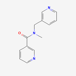 molecular formula C13H13N3O B7564945 N-methyl-N-(pyridin-3-ylmethyl)pyridine-3-carboxamide 