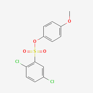 molecular formula C13H10Cl2O4S B7564999 (4-Methoxyphenyl) 2,5-dichlorobenzenesulfonate 