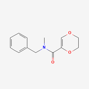 N-benzyl-N-methyl-2,3-dihydro-1,4-dioxine-5-carboxamide