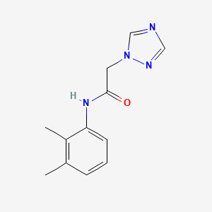 molecular formula C12H14N4O B7565048 N-(2,3-dimethylphenyl)-2-(1,2,4-triazol-1-yl)acetamide 