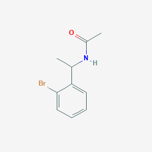 molecular formula C10H12BrNO B7565104 N-[1-(2-bromophenyl)ethyl]acetamide 