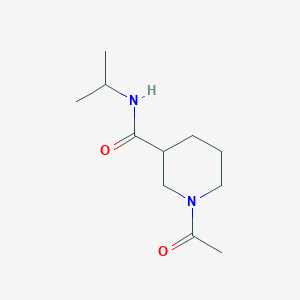 molecular formula C11H20N2O2 B7565243 1-acetyl-N-propan-2-ylpiperidine-3-carboxamide 