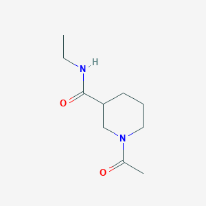molecular formula C10H18N2O2 B7565283 1-acetyl-N-ethylpiperidine-3-carboxamide 