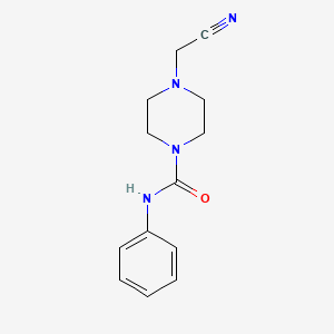 4-(cyanomethyl)-N-phenylpiperazine-1-carboxamide