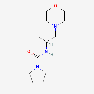 N-(1-morpholin-4-ylpropan-2-yl)pyrrolidine-1-carboxamide