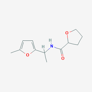 N-[1-(5-methylfuran-2-yl)ethyl]oxolane-2-carboxamide