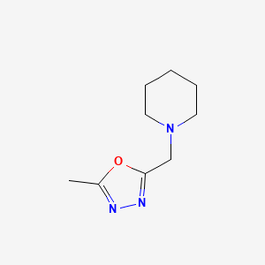 2-Methyl-5-(piperidin-1-ylmethyl)-1,3,4-oxadiazole