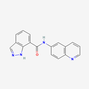 N-quinolin-6-yl-1H-indazole-7-carboxamide
